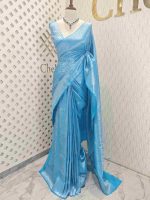 Kosa silk with filled mehandhi pattern - Image 7
