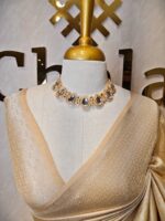 Kosa silk with filled mehandhi pattern - Image 21