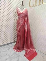 Kosa silk with filled mehandhi pattern - Image 4