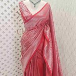 Kosa silk with filled mehandhi pattern
