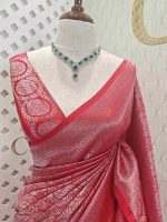 Kosa silk with filled mehandhi pattern - Image 3