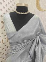 Kosa silk with filled mehandhi pattern - Image 9