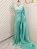 Kosa silk with filled mehandhi pattern - Image 16