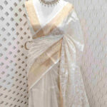 Kota silk with floral jaal design