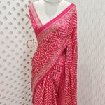 Modal with zigzag print and mirror detailing