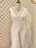 Net kota with feather thread work - Image 4