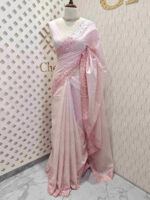 Net kota with scale like thread work and cut work border - Image 7