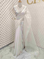 Organza with double beads border finish - Image 6