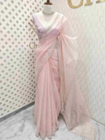 Organza with double beads border finish - Image 3