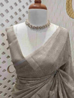 Tissue  Silk with maze design - Image 2