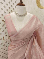 Tissue  Silk with maze design - Image 7