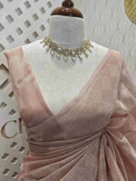 Tissue  Silk with maze design - Image 5