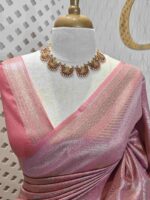 Banarasi with bias line and diamond border - Image 27