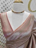 Banarasi with bias line and diamond border - Image 24