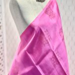 kanjeevaram with small triangles on square design