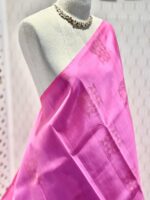 kanjeevaram with small triangles on square design
