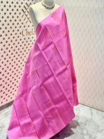 kanjeevaram with small triangles on square design - Image 4