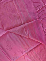 Kanjeevaram with rose gold zari diamand shape design on pallu - Image 9