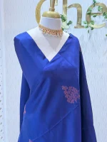 Kanjeevaram with big floral buttas