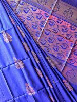 Kanjeevaram with big floral buttas - Image 5