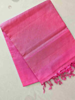 Kanjeevaram with diagonal line design on pallu