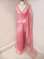 Organza with small mango cut beads and stone design - Image 33
