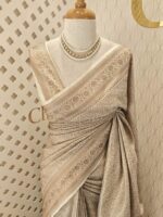 Soft katan with bias curvy weave design - Image 23