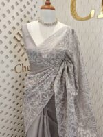 Tissue silk with foreign wall thread work - Image 8