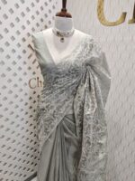 Tissue silk with foreign wall thread work - Image 11