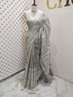 Tissue silk with foreign wall thread work - Image 12