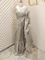 Tissue silk with foreign wall thread work - Image 14