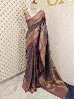 Soft Katan with diamond shape geometric designs and contrast border - Image 7