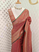 Soft Katan with diamond shape geometric designs and contrast border - Image 11