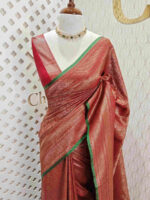 Soft katan with big bud and leafy design - Image 11