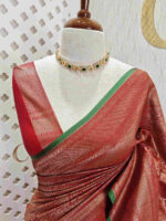 Soft katan with big bud and leafy design - Image 12