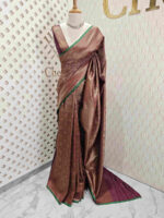 Soft katan with big bud and leafy design - Image 7