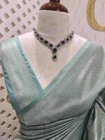 Banarasi with random flower garden weave - Image 18