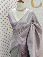 Banarasi with random flower garden weave - Image 11