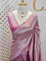Banarasi with random flower garden weave - Image 20