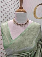 Banarasi with random flower garden weave - Image 27