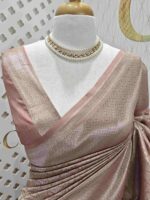 Banarasi with random flower garden weave - Image 9