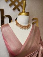 Banarasi with diamond shape buttas and small mango design on border - Image 36