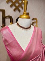 Banarasi with diamond shape buttas and small mango design on border - Image 39
