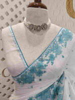 Net kota with small leaf thread work motifs - Image 12
