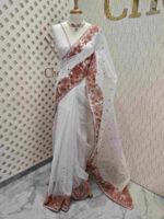 Net kota with small leaf thread work motifs - Image 4