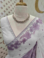 Net kota with small leaf thread work motifs - Image 9
