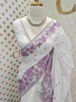 Net kota with small leaf thread work motifs - Image 8