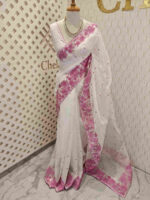 Net kota with small leaf thread work motifs - Image 7