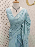 Net kota with big applique like jaal design - Image 14