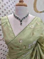 Net kota with big applique like jaal design - Image 12